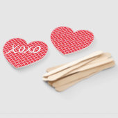 Niedlicher Valentinstag XOXO Fächer (Non-assembled)