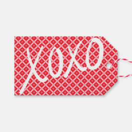 Niedlicher Valentinstag XOXO Geschenkanhänger