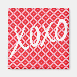Niedlicher Valentinstag XOXO Magnet