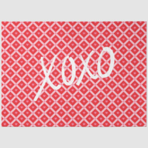 Niedlicher Valentinstag XOXO Seidenpapier