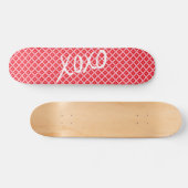 Niedlicher Valentinstag XOXO Skateboard (Horizontal)
