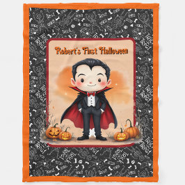 Niedlicher Vampir den Namen des Kindes oder das er Fleecedecke