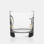 Niedlicher Vater der Braut fügen Namen Hochzeit hi Whiskyglas (Links)