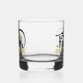 Niedlicher Vater der Braut fügen Namen Hochzeit hi Whiskyglas (Rechts)