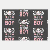 Niedlicher Vater der Jungtierfarm Geschenkpapier Set (Vorderseite)