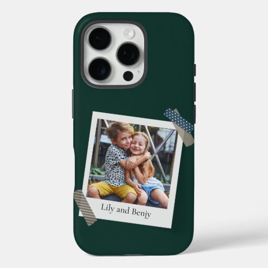 Niedlicher Vater Foto Weihnachtsgeschenk Case-Mate iPhone Hülle (Rückseite)