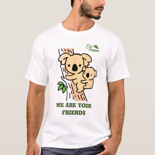 Niedlicher Vater Koala Bear mit Baby T-Shirt (Vorderseite)