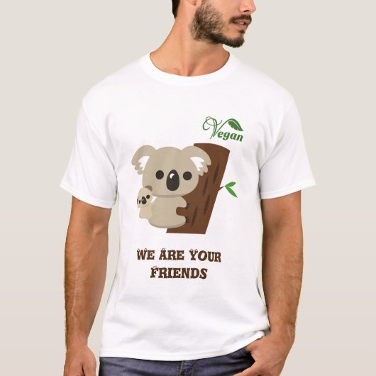 Niedlicher Vater Koala Bear mit Baby T-Shirt (Vorderseite)
