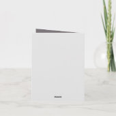 Niedlicher Vater Son fügt Text hinzu Karte (Rückseite)