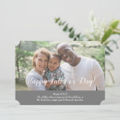 Niedlicher Vatertag Feiertagskarte (Stehend Vorderseite)