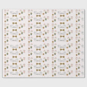 Niedlicher Vatertag Geschenkpapier (Flach)