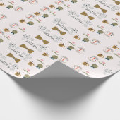 Niedlicher Vatertag Geschenkpapier (Ecke)