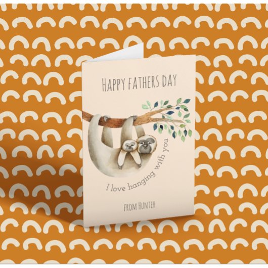 Niedlicher Vatertag Karte