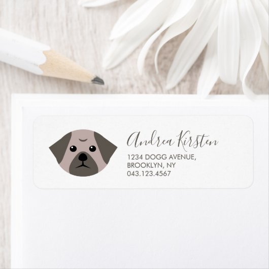 Niedlicher Vector Mops (Insitu)