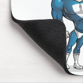 Niedlicher Vector Super Vater Mousepad (Ecke)