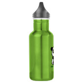 niedlicher Vegetarier Edelstahlflasche (Links)