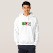 Niedlicher Vegetarier Hoodie (Vorne ganz)