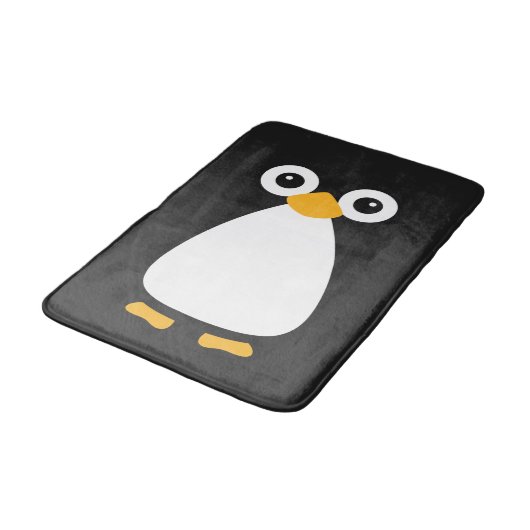 Niedlicher vektorPenguin Badematte (Schrägansicht)
