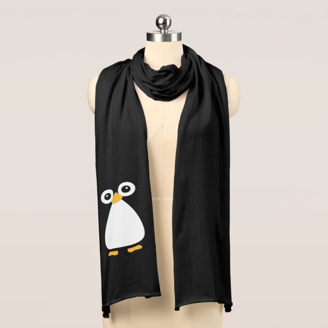 Niedlicher vektorPenguin Schal (Vorderseite)