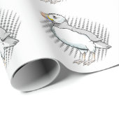 Niedlicher Vektorpuffin Geschenkpapier (Rolleneckpunkt)