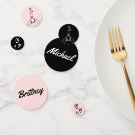 Niedlicher Verlobung Konfetti