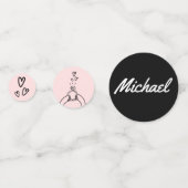 Niedlicher Verlobung Konfetti (Vorderseiten)