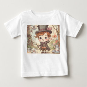 Niedlicher Verrückter Hatter Whimsical Wunderland Baby T-shirt
