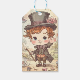 Niedlicher Verrückter Hatter Whimsical Wunderland  Geschenkanhänger
