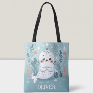 Niedlicher verspielter Seehundwelpe Tasche