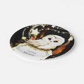 Niedlicher verzauberter Geburtstag Pappteller (Schrägansicht)