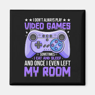Niedlicher Video Game Lover Gaming Player für Kind Magnet