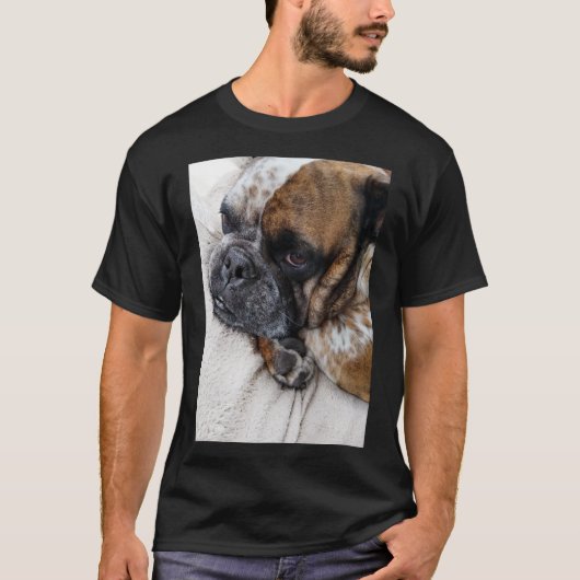 Niedlicher Viktorianischer Bulldog Foto T - Shirt (Vorderseite)