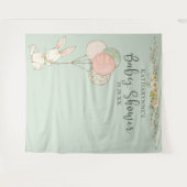 Niedlicher Vintager Blumenduschkopf Wandteppich (Vorderseite (Horizontal))