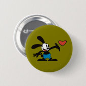 Niedlicher Vintager Cartoon Button (Vorne & Hinten)