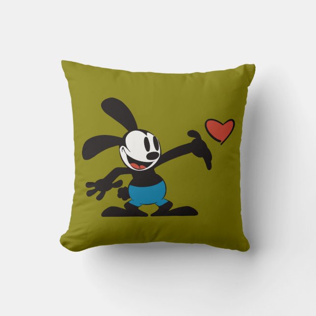 Niedlicher Vintager Cartoon Kissen (Vorderseite)