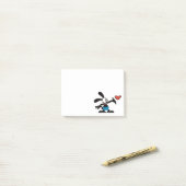 Niedlicher Vintager Cartoon Post-it Klebezettel (Auf Schreibtisch)