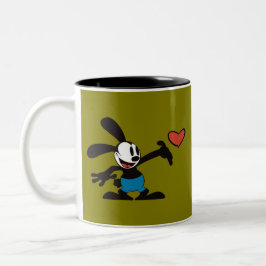 Niedlicher Vintager Cartoon Zweifarbige Tasse