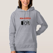 Niedlicher Vintager Fotograf Hoodie (Vorderseite)
