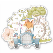 Niedlicher Vintager Fox Botanals Baby