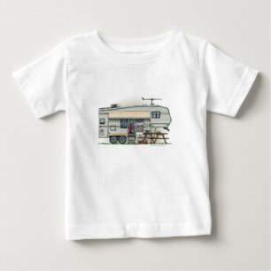 Niedlicher Vintager fünftes Baby T-shirt