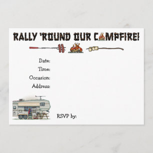 Niedlicher Vintager fünftes Einladung