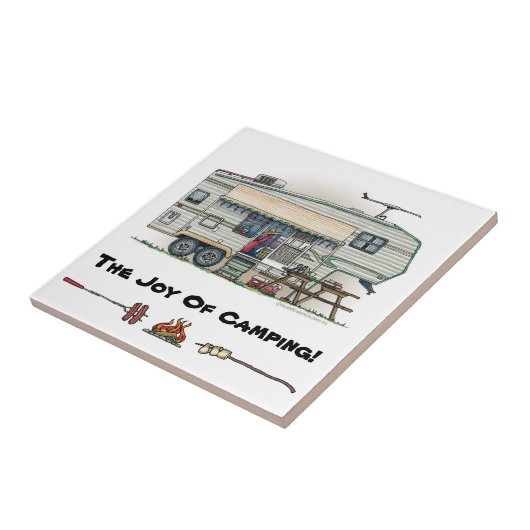 Niedlicher Vintager fünftes Fliese (Seite)