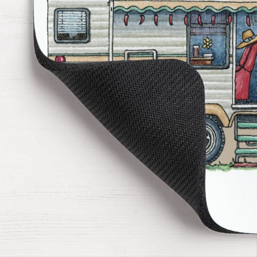 Niedlicher Vintager fünftes Mousepad (Ecke)