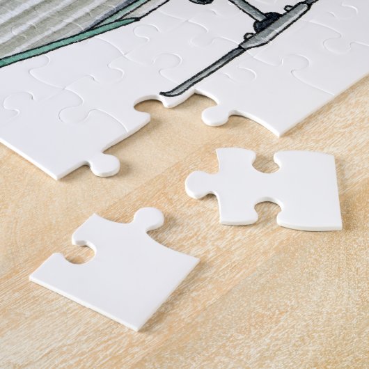 Niedlicher Vintager fünftes Puzzle (Seite)