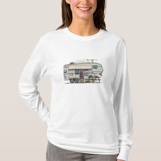 Niedlicher Vintager fünftes T-Shirt (Vorderseite)