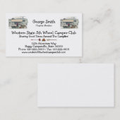 Niedlicher Vintager fünftes Visitenkarte (Vorne/Hinten)