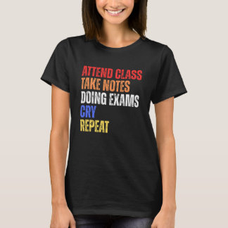 Niedlicher Vintager Funny Spaß Schüler Uni Redewen T-Shirt