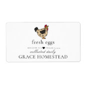 Niedlicher Vintager Hühnerzuchtkarton (Vorne)