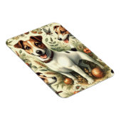 Niedlicher Vintager Jack Russell Terrier Magnet (Rechte Seite)