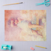 Niedlicher Vintager kleiner Engel Seidenpapier (Basteln)